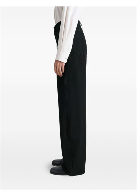 pantaloni hugh waisted curved donna neri LEMAIRE | PA1264 LD1055BK999